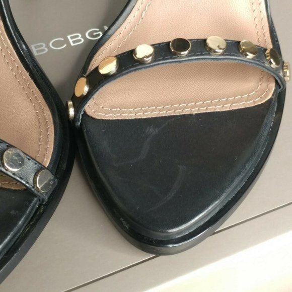 BCBG MAXAZRIA Marie Tapered Heel Dress Sandal Size 8.5 - Picture 4 of 12